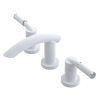 Rubinet Widespread Lav. Set. (less drain) Matt White
