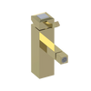 Rubinet Single Control Bidet Fitting (less drain) Gold