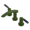 Rubinet Widespread Lav. Set. (less drain) Green Envy