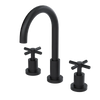 Rubinet Widespread Kitchen Set with LaSalle Spout Matt Black
