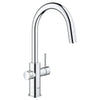 Grohe Blue Single-Handle Pull Down Kitchen Faucet Single Spray 1.75 Gpm Chilled & Sparkling Water - Golzar Home