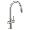 Grohe Blue Single-Handle Pull Down Kitchen Faucet Single Spray 1.75 Gpm Chilled & Sparkling Water - Golzar Home