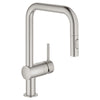 Grohe Minta Single-Handle Pull Down Kitchen Faucet Dual Spray 1.75 Gpm - Golzar Home