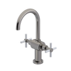 Rubinet Single Hole Dual Handle Lav. Set with LaSalle Spout (less drain) Polished Nickel