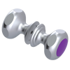 Rubinet Shower Door Knob (set) Satin Chrome
