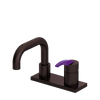 Rubinet 4" Centre Single Control Lav. Set. with Genesis spout (less drain) Oil Rubbed Bronze