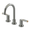 Rubinet Widespread Lav set (less drain) Satin Nickel