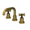Rubinet Widespread Lav. Set. (less drain) Antique Brass Matt