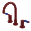 Rubinet Widespread Lav. Set. (less drain) Maroon