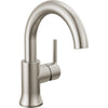 Delta Trinsic High-Arc Single-Handle Bathroom Faucet with Drain