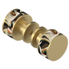 Rubinet Shower Door Knob (set) Satin Brass