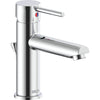 Modern Cylindrical Single Handle Lavatory Faucet - Chrome