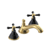 Rubinet Widespread Lav. Set. (less drain) Satin Brass