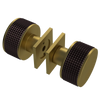 Rubinet Shower Door Knob (set) Antique Brass Matt