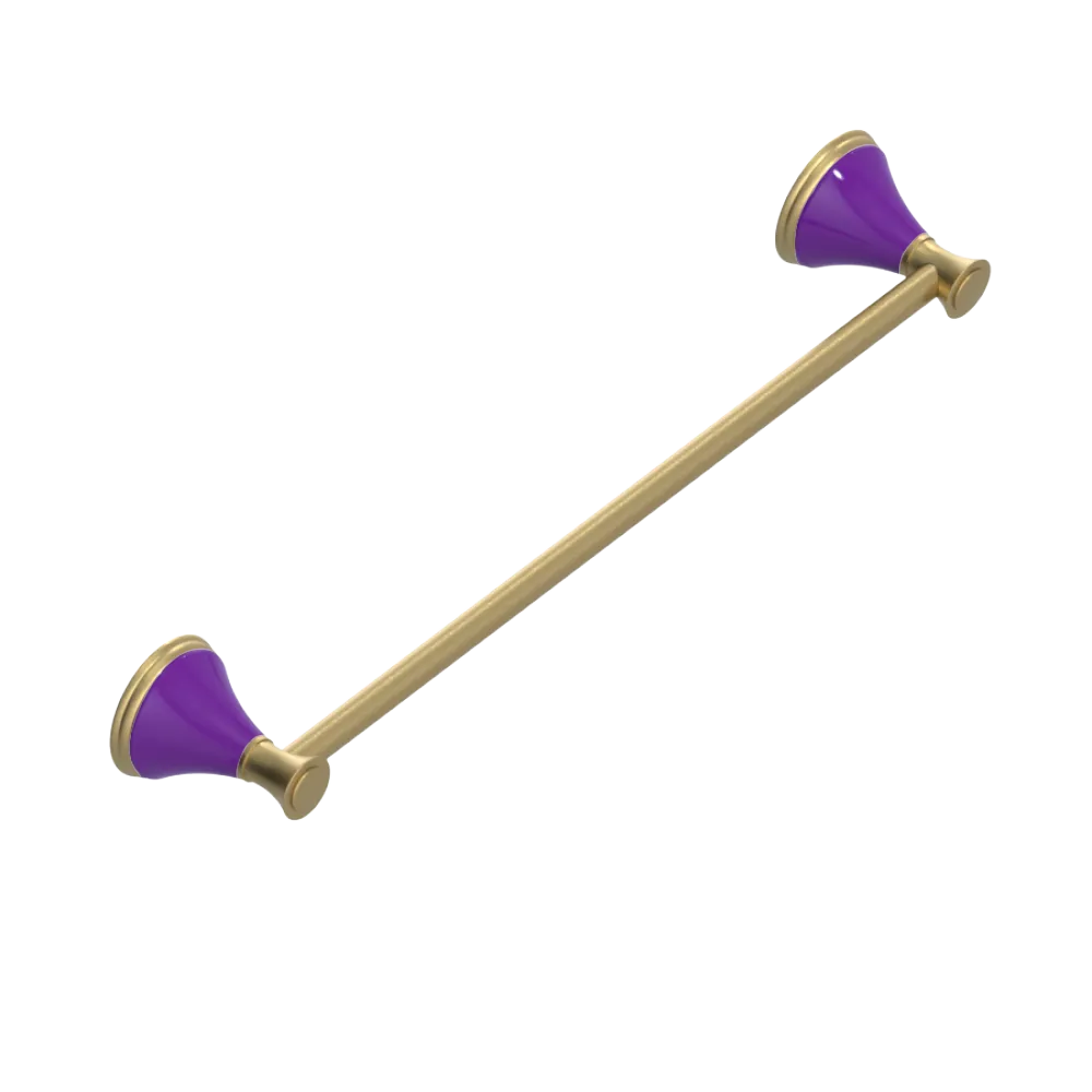 Rubinet Towel Bar 24" Satin Brass