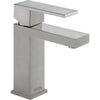Modern Angular Single Handle Lavatory Faucet - Stainless