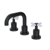 Rubinet Widespread Lav. Set. (less drain) Matt Black