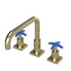 Rubinet Widespread Kitchen Set with Genesis Spout Gold