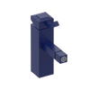 Rubinet Single Control Bidet Fitting (less drain) Midnight Blue