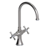Rubinet Two Handle Single Hole Kitchen Set Polished Nickel