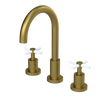 Rubinet Widespread Kitchen Set with LaSalle Spout Antique Brass Matt