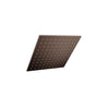 Baril Square 10" anti-limestone shower head