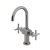 Rubinet Single Hole Dual Handle Lav. Set with LaSalle Spout (less drain) Polished Nickel