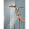 Delta HydroRain H2Okinetic 5-Setting Two-In-One Shower Head
