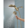 Delta HydroRain H2Okinetic 5-Setting Two-In-One Shower Head
