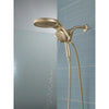 Delta HydroRain H2Okinetic 5-Setting Two-In-One Shower Head