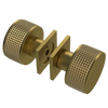 Rubinet Shower Door Knob (set) Antique Brass Matt