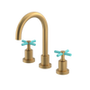 Rubinet Widespread Lav. Set. (less drain) Satin Gold