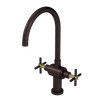 Rubinet Two Handle Single Hole Kitchen Set with LaSalle Spout Oil Rubbed Bronze