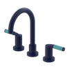 Rubinet Widespread Lav set (less drain) Midnight Blue