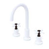 Rubinet Widespread Kitchen Set with LaSalle Spout Matt White