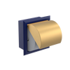 Rubinet RECESSED TOILET PAPER HOLDER Midnight Blue