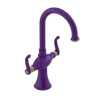 Rubinet Single Hole Dual Handle Lav. Set. (less drain) Purple Haze
