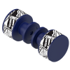 Rubinet Shower Door Knob (set) Midnight Blue