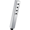 Universal Showering H2OKINETIC Square Hand Shower Ting - Chrome