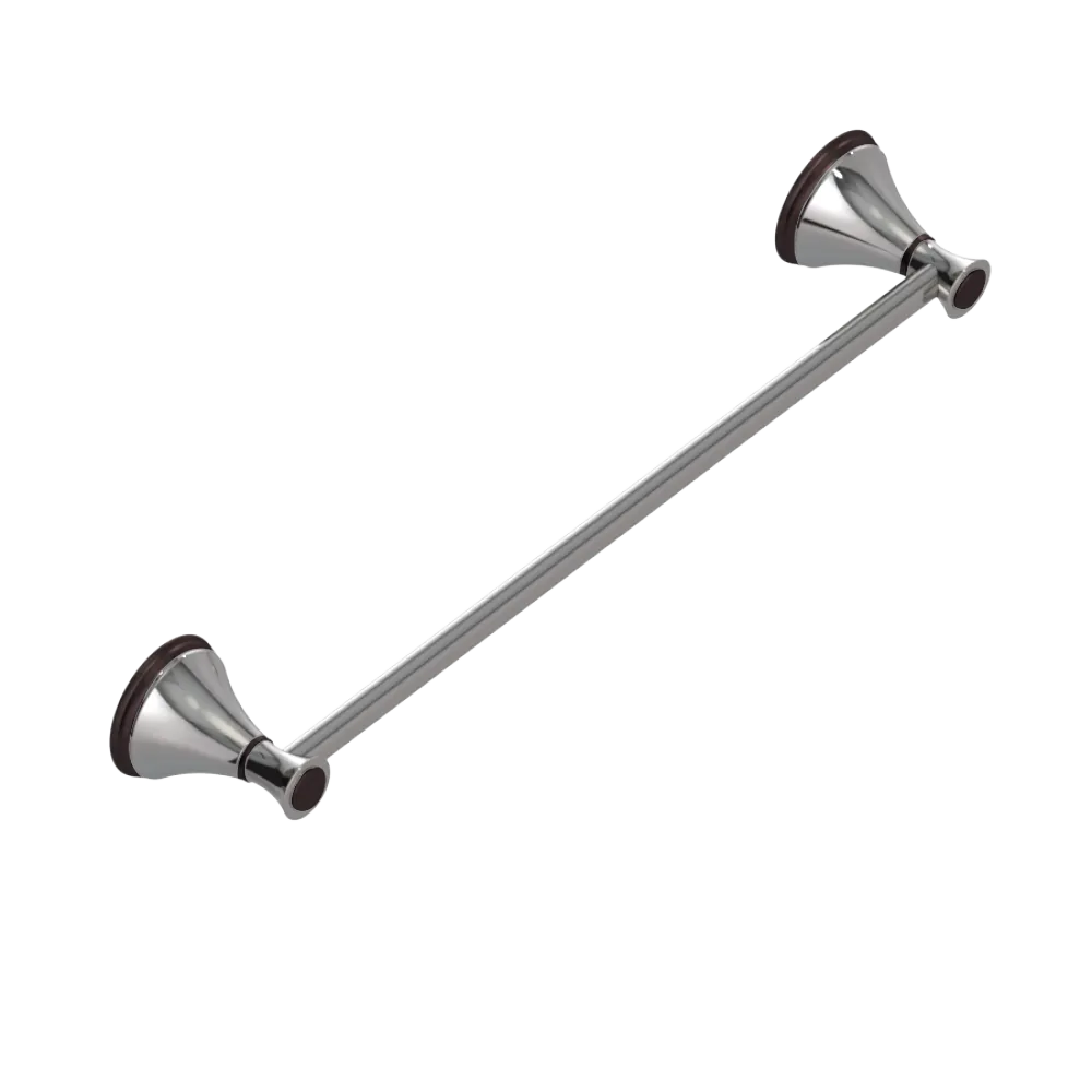 Rubinet Towel Bar 24" Polished Nickel