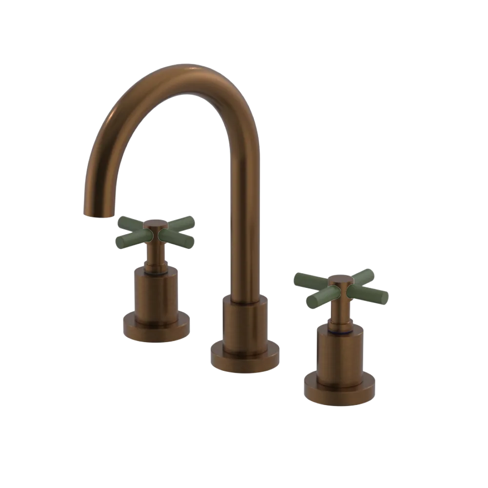 Rubinet Widespread Lav. Set. (less drain) Tuscan Brass