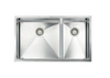 Vogt VILLACH 18R LOW DIVIDE - 32"x 18"x 9" WITH STRAINERS AND BOTTOM GRIDS