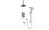 VOGT CARINTHIA 3-WAY TH SHOWER KIT WITH 6" CEILING ARM
