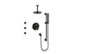 Vogt Drava 3-Way TH Shower Kit with Body Jets and 6" Ceiling Arm CC