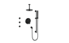 Vogt Drava 3-Way TH Shower Kit with Body Jets and 6" Ceiling Arm CC
