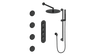 Vogt Drava 3-Way TH Shower Kit with Body Jets CC