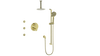 Vogt Worgl 3-Way TH Shower Kit with Body Jets and 6" Ceiling Arm CC
