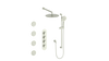 Vogt Worgl 3/4" High-Flow TH Shower Kit with Body Jets CC