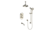 CARINTHIA TRIM FOR 3-WAY TH SHOWER KIT WITH 6" CEILING ARM