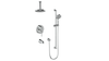 Vogt Worgl Trim for 3-Way PB Shower Kit with 6" Ceiling Arm CC